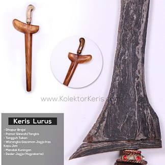 Keris Brojol Tuban pamor slewah