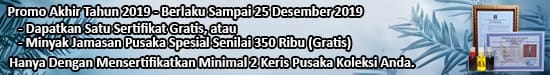 sertifikat keris